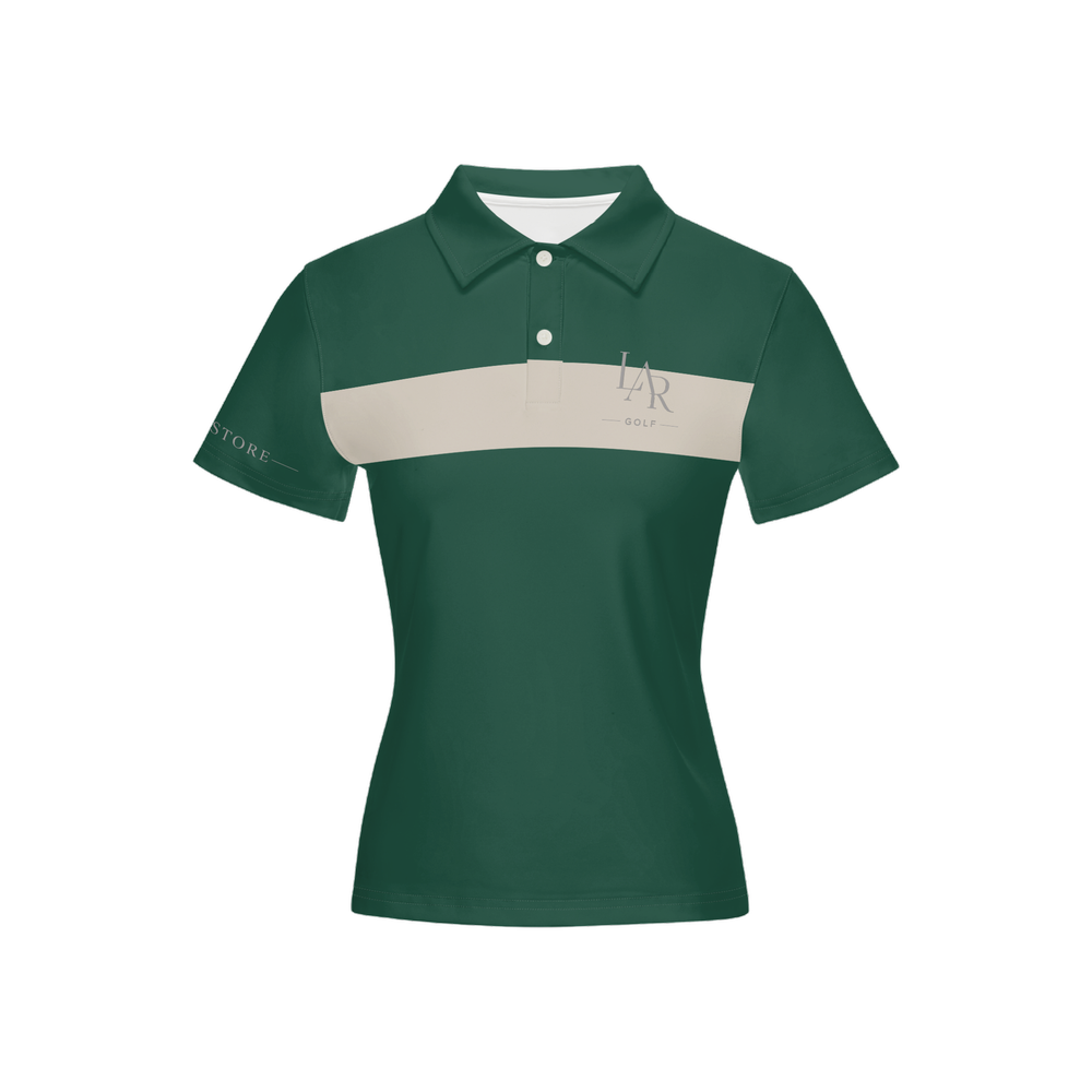 LAR Golf Women’s Forest Stripe Polo