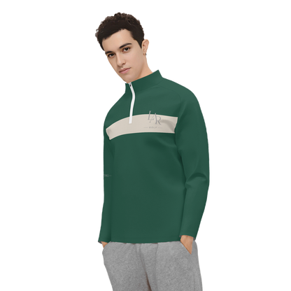 LAR Golf Men´s Forest Stripe Half Zip