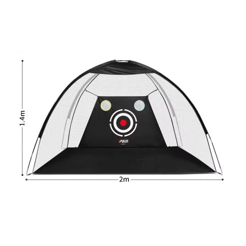 2M Indoor & Outdoor Golf Cutting Net, Golf Hitting Net , Target Cloth, Ideal Golf Training Equipment Golf Training Aids