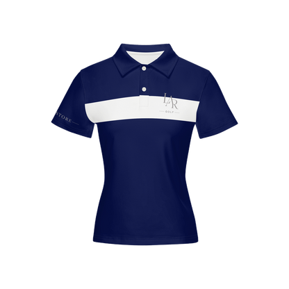 LAR Golf Women’s Ocean Stripe Polo