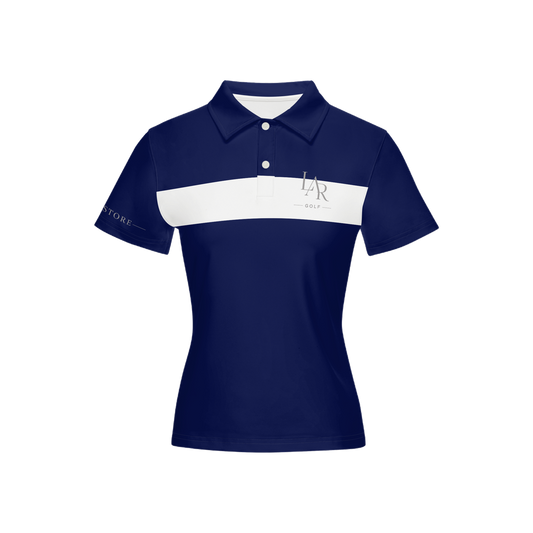LAR Golf Women’s Ocean Stripe Polo