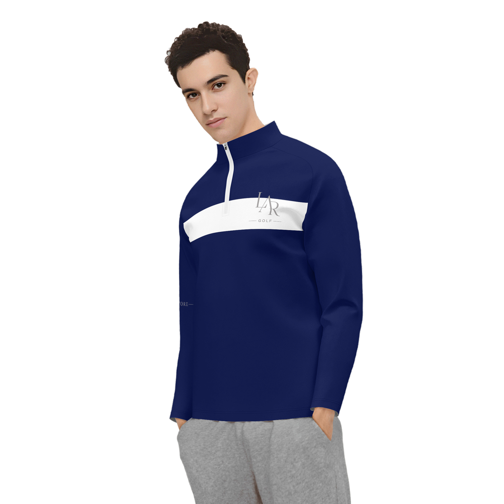 LAR Golf Men´s Ocean Stripe Half Zip