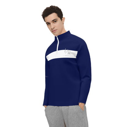 LAR Golf Men´s Ocean Stripe Half Zip