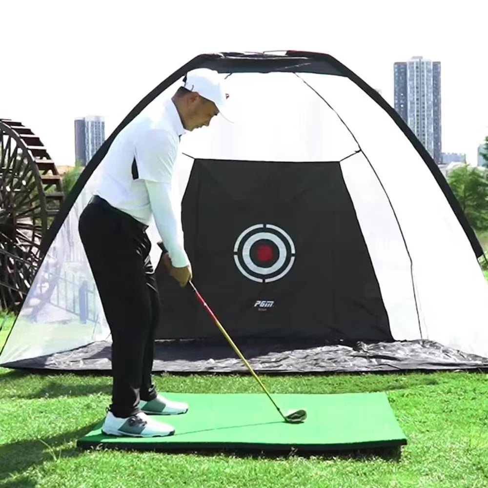 2M Indoor & Outdoor Golf Cutting Net, Golf Hitting Net , Target Cloth, Ideal Golf Training Equipment Golf Training Aids